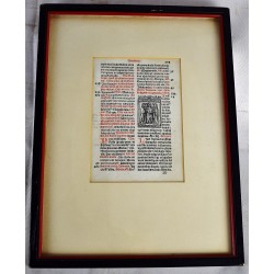 Printed leaf from Homiliae in Evangelia of Homiliae XXX